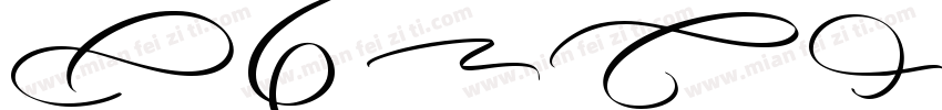 Angella Outline Italic字体转换